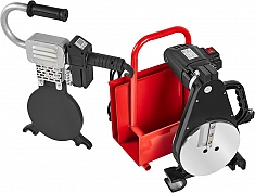 Нагреватель, торцеватель, бокс механических стыковых сварочных аппаратов для пнд труб Gas Fusion Red-160V4